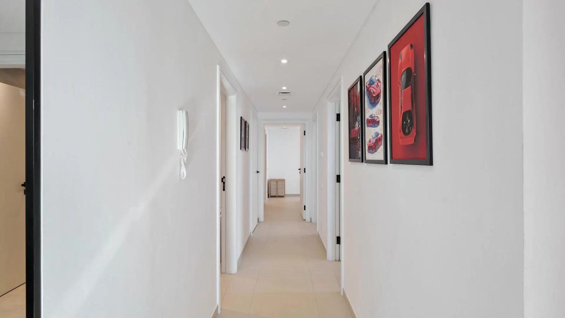 Ferrari Inspired Modern 3Bhk With Maids Room And Full Sea View Dubai Apartment