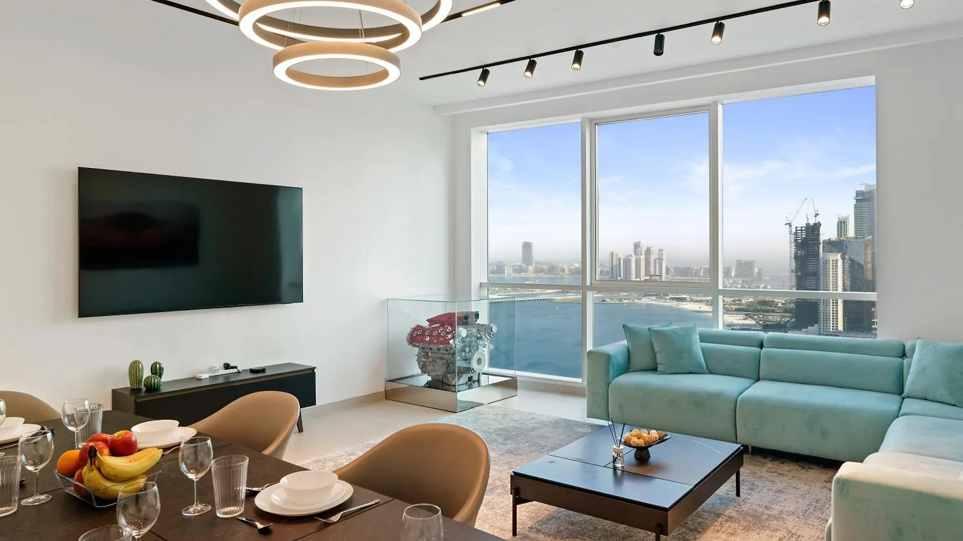 Ferrari Inspired Modern 3Bhk With Maids Room And Full Sea View Dubai
